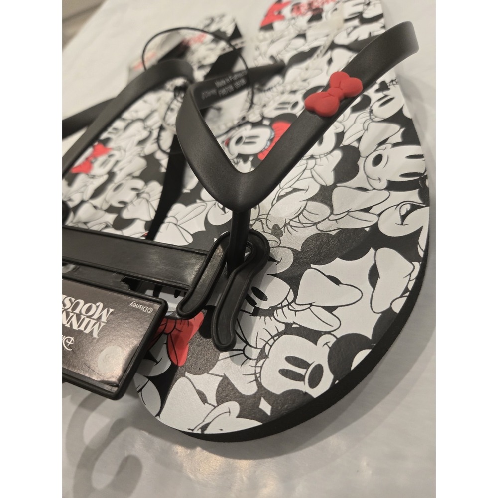 Disney flip flops Minnie Mousse size 7/8 NEW with tags, Woman or girls